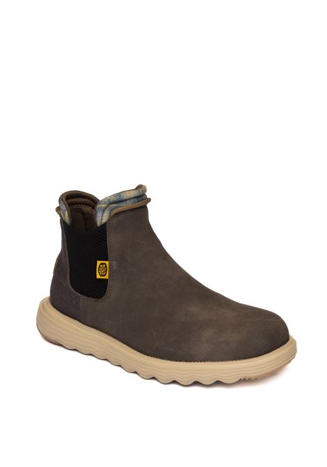 Grey leather chelsea boot HEY DUDE | 42065BRANSON-DESERT